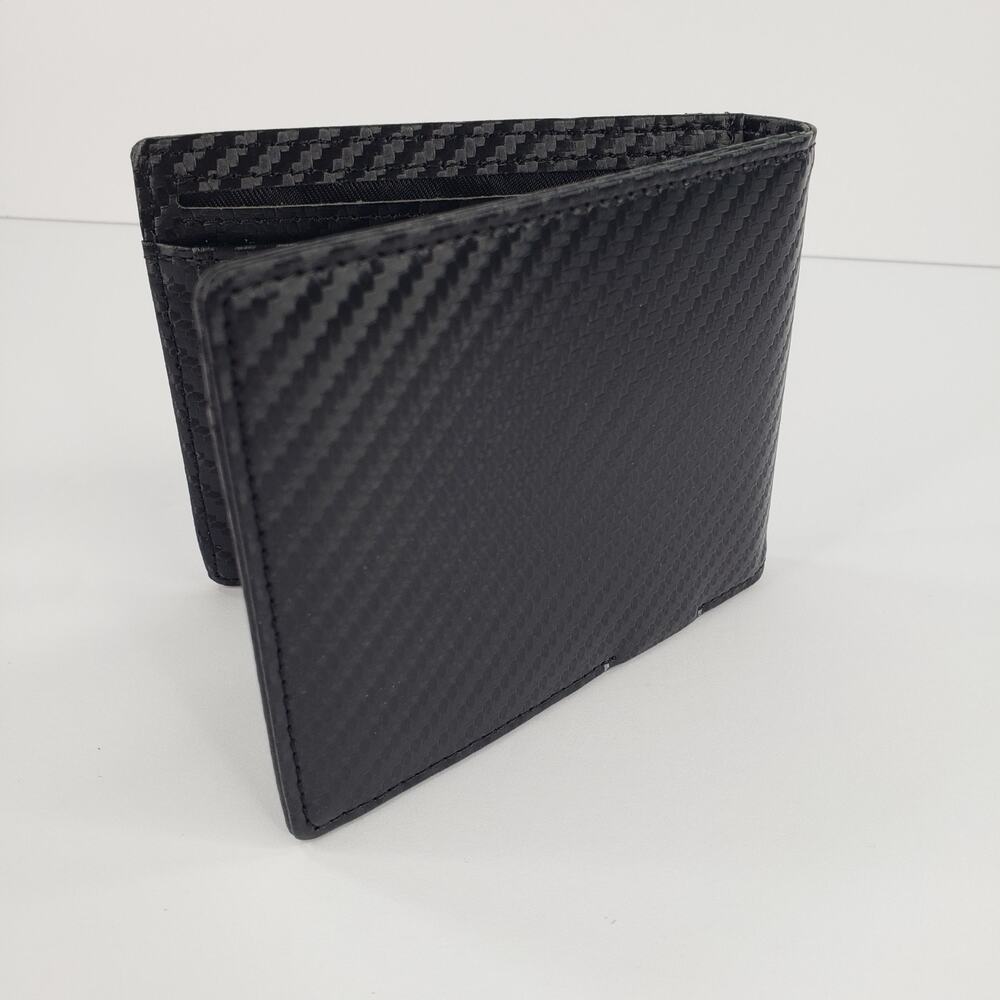 BULLMIND Black Bifold Wallet Bull Slim Thin Minimalist with Money Clip Gift Box - Picture 4 of 8